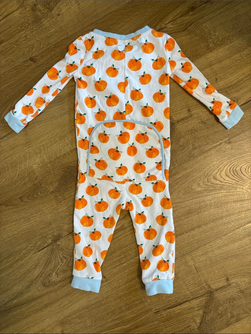 Classic Whimsy Pumpkin Sleeper Onesie 18M